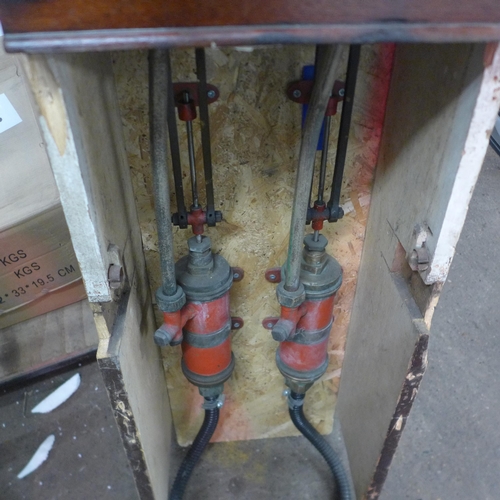 5331 - A vintage two tap beer pump system