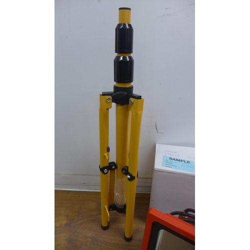 5351 - A boxed sample 240v LED cob light with tripod stand* This lot is subject to VAT