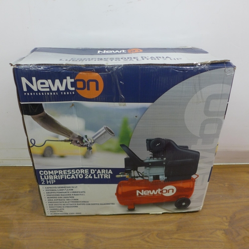 5367 - A boxed sample 24 litre 2hp direct drive air compressor* This lot is subject to VAT