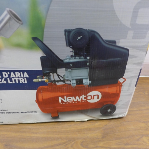 5367 - A boxed sample 24 litre 2hp direct drive air compressor* This lot is subject to VAT