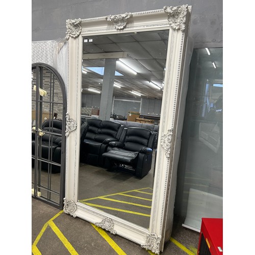 3239 - A 7ft x 4ft antique style mirror