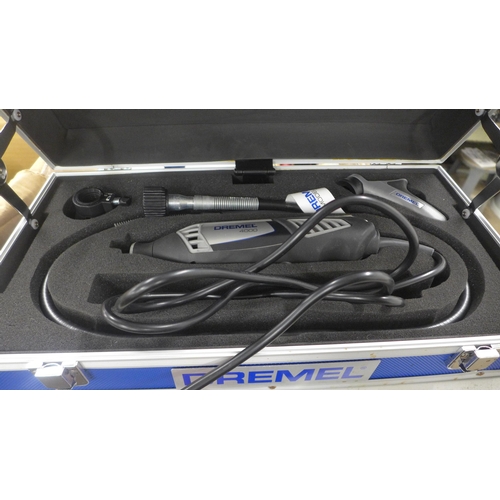 5313 - A quantity of Dremel tools and equipment including a Dremel multi-vise, a Dremel workstation, a Drem... 