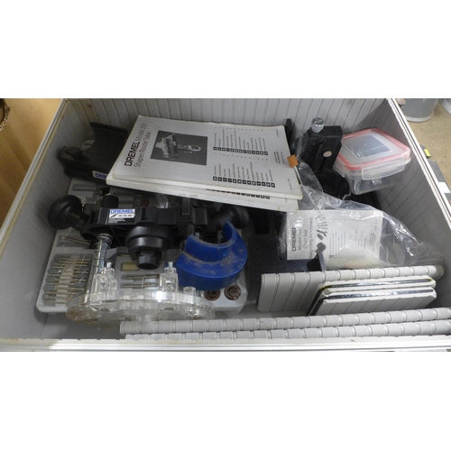 5313 - A quantity of Dremel tools and equipment including a Dremel multi-vise, a Dremel workstation, a Drem... 