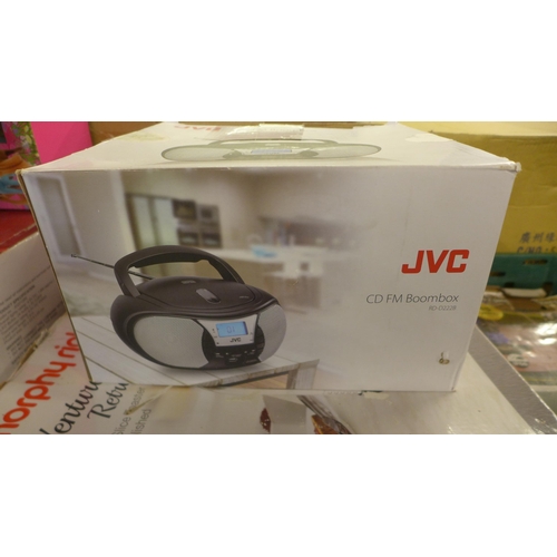 5288 - 2 boxed household electrical items including a Morphy Richards Venture Retro 4 slice toaster and a J... 