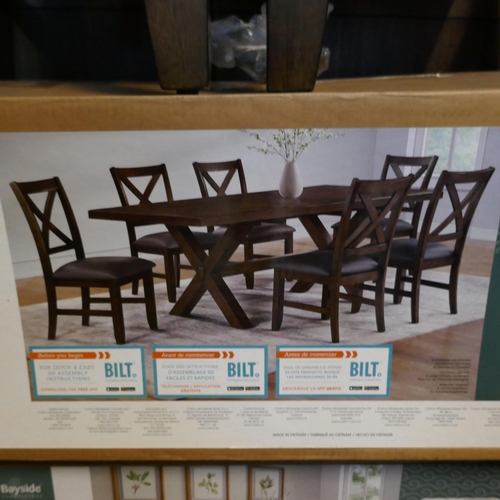 3301 - Whalen blakely 7 piece extendable dining set, Original RRP £666.66 + VAT  (4220-36) *This lot is sub... 