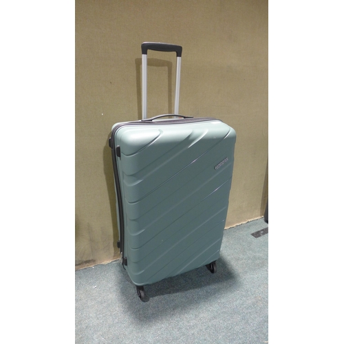 6012 - American Tourister Jetdriver Large Grey Hardside Suitcase (349-236) *This lot is subject to VAT