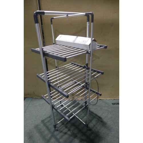 6020 - Black & Decker Heated Tower Airer , Original RRP £99.99 + VAT (349-316) *This lot is subject to VAT