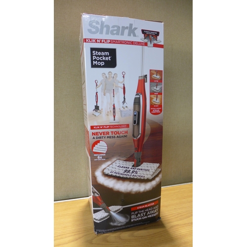 6037 - Two Shark Steam Mops, Original RRP £99.99 + VAT (349-252,253) *This lot is subject to VAT