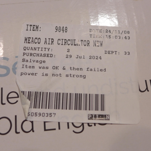 6041 - Three Meaco pedestal fans, Original RRP £119.99 + VAT (349-339-340) *This lot is subject to VAT