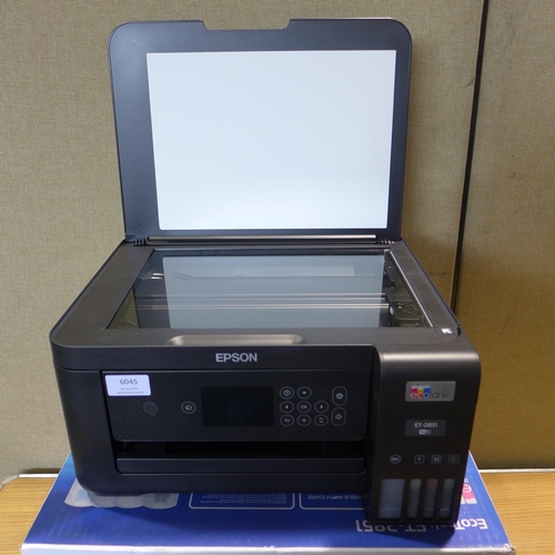 6045 - Epson Et-2851 Ink Jet Printer, Original RRP £199.99 + VAT (349-350) *This lot is subject to VAT