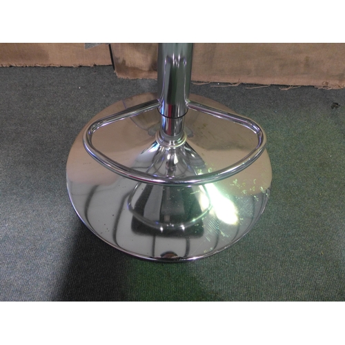 6051 - Grey Gas-Lift Bar Stool    (349-180) *This lot is subject to VAT