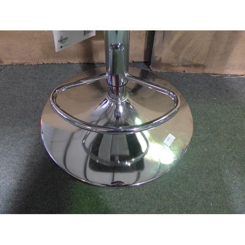 6052 - Grey Gas-Lift Bar Stool    (349-181) *This lot is subject to VAT