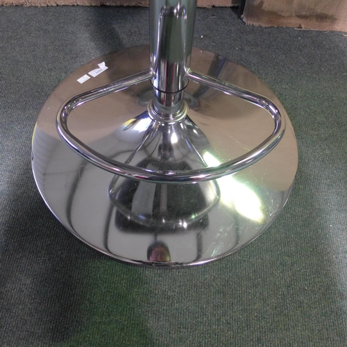 6053 - Grey Gas-Lift Bar Stool    (349-182) *This lot is subject to VAT