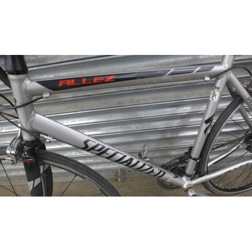 5144 - A Specialized Allez Road Racer bike with aluminium frame  *Police repossession*