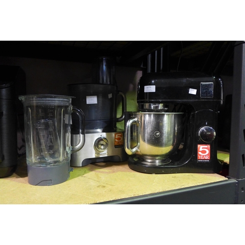 6275 - Two scrap items, Kenwood Kmix Standmixer and a Kenwood Multipro Excel Food Processor, Original RRP £... 