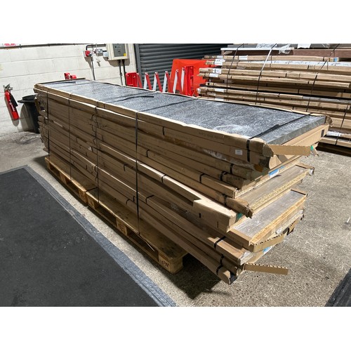 6283 - A pallet of worktops and Tek boards - various sizes and styles - 29 in total  * This lot is subject ... 