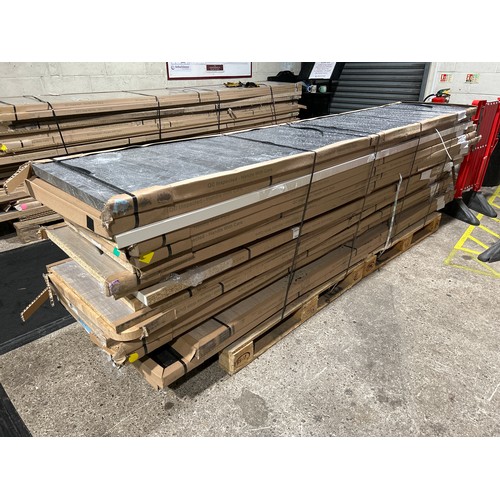 6283 - A pallet of worktops and Tek boards - various sizes and styles - 29 in total  * This lot is subject ... 