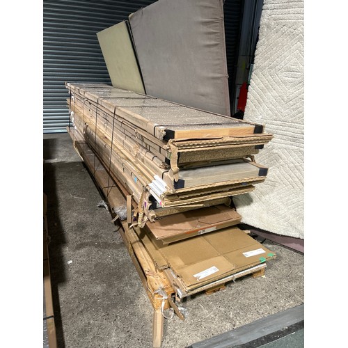 6285 - A pallet of worktops and Tek boards - various sizes and styles - 30 in total  * This lot is subject ... 