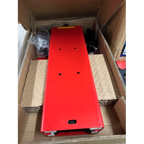 5362 - A boxed sample HJ1009 - 500kg Scissor Motorcycle Lift* This lot is subject to VAT