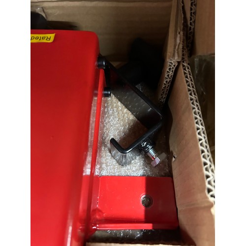 5362 - A boxed sample HJ1009 - 500kg Scissor Motorcycle Lift* This lot is subject to VAT