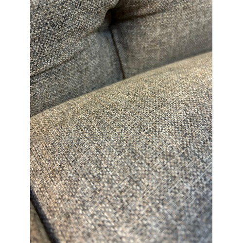 3045 - A Bordeaux 2 seater fabric grey button back 'Mushroom' sofa (transit marks), original RRP £808.33 + ... 