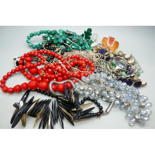 7125 - A collection of costume jewellery including Monet, Ikita, Coast etc.