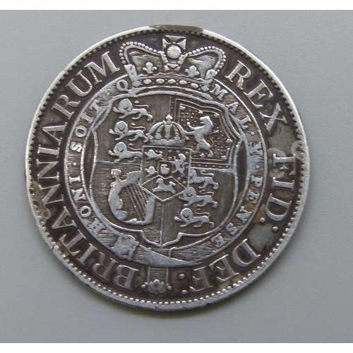 7192 - Coins; 1819 George III silver half crown