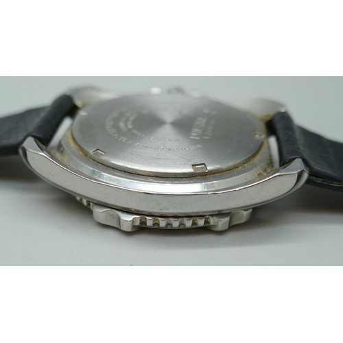 7136A - A Pulsar divers wristwatch, 200 metres V736-6A60, (Timpson battery warranty for 1 year)