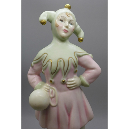 2006 - A Royal Doulton limited edition figure, 'Lady Jester', HN3924, 31/950, with certificate, boxed