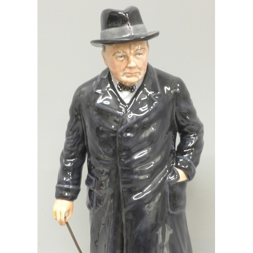 2012 - A Royal Doulton figure, Winston S. Churchill, HN3433, limited edition with certificate, 267/5000, no... 