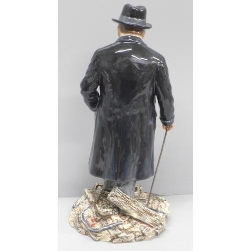 2012 - A Royal Doulton figure, Winston S. Churchill, HN3433, limited edition with certificate, 267/5000, no... 