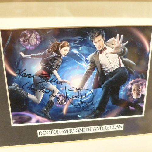 2023 - A framed and mounted picture display, Doctor Who, Harry Potter and Avatar