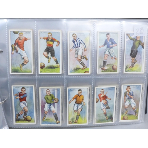 2034 - Cigarette cards; eight sets of football cigarette cards including Gallaher 'Famous Footballers', Pla... 