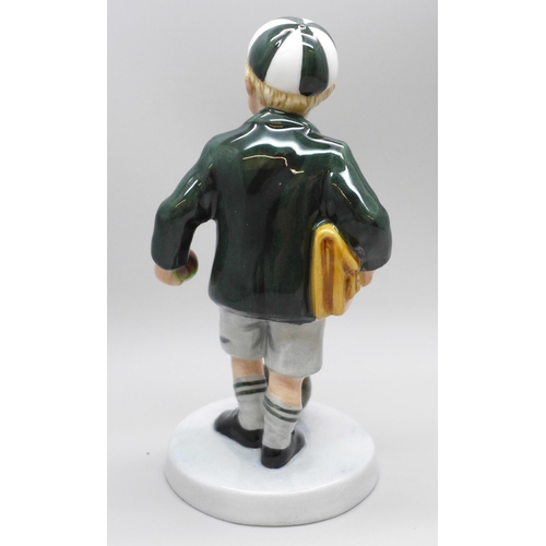 2048 - A Royal Doulton figure, 'Off to School’, HN3768, boxed