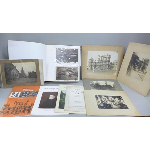 2084 - A collection of early 20th century photographs and postcards relating to Wollaton Hall and its socia... 