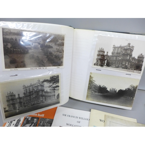 2084 - A collection of early 20th century photographs and postcards relating to Wollaton Hall and its socia... 