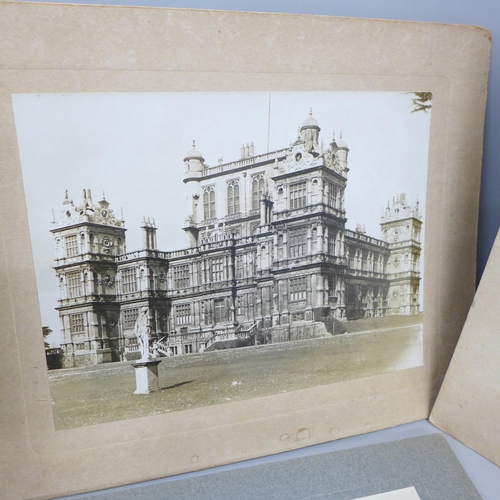 2084 - A collection of early 20th century photographs and postcards relating to Wollaton Hall and its socia... 