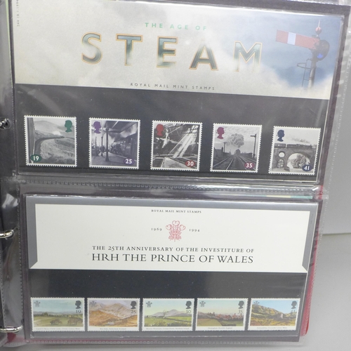 2096 - Stamps; an album of 43 Great Britain presentation packs