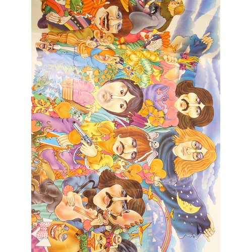 2126 - The Beatles; original 1970s jigsaw with poster, 3D puzzle, two sided puzzle, sculpture puzzle, Trivi... 