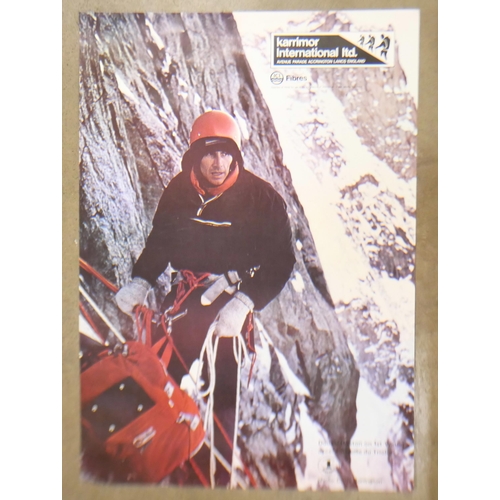 2129 - Seven large posters of mainly winter ski team and mountaineering events from the 1970s onwards