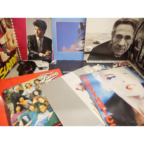 2152 - A collection of fifteen LP vinyl records including Elkie Brooks, Dire Straits, The Cure, Carpenters,... 