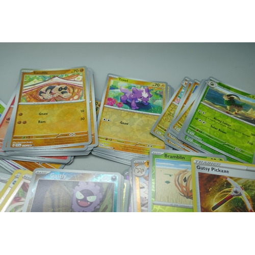 2169 - A collection of 200+ holographic Pokémon cards including reverse holo