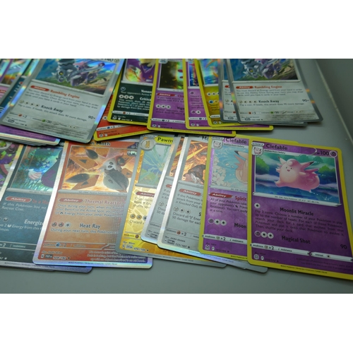 2171 - A large collection of rare holographic Pokémon cards, 100+ cards