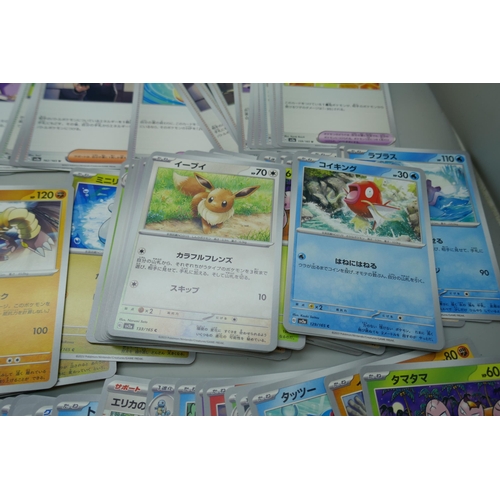 2172 - A collection of 200+ Japanese ‘151’ Scarlett & Violet Pokémon cards