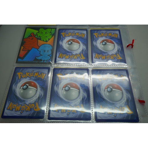 2174 - A collection of vintage and promo Pokémon cards, 65 cards including Team Rocket Rainbow Energy, Pika... 