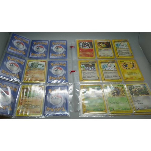 2175 - A collection of vintage Pokémon cards from sets Expedition 2002, Ruby and Sapphire 2003, Skyridge 20... 