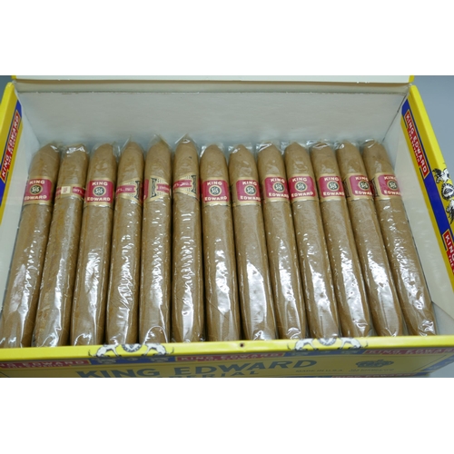 2183 - A box of 50 King Edward cigars