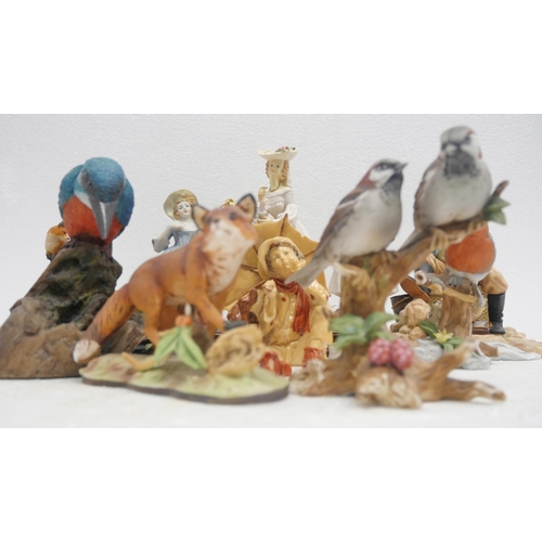 2251 - A collection of ten figures to include Leonardo Collection Ann-Marie figurine, with other animal and... 