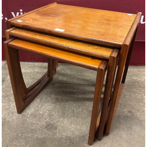 63 - A G-Plan Quadrille teak nest of tables