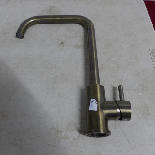 4001 - Tyche dark brass mixer tap (481-100)  * This lot is subject to VAT